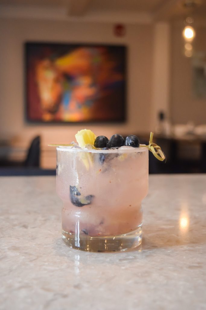 bberry pineapple tequila sour signature drink