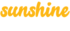 Sunshine Logo stacked white text